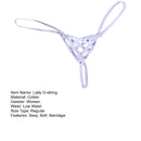 Thin  Popular Color Block Sexy G-string Female Women Thong Skinny   for Daily Wear