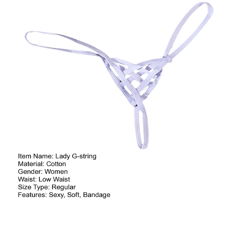 Thin  Popular Color Block Sexy G-string Female Women Thong Skinny   for Daily Wear