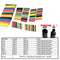 100Pcs Heat shrink tube kit Insulation Sleeving Polyolefin Shrinking Assorted Heat Shrink Tubing Wire Cable