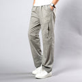 Loose Straight men pants summer Tactical Cargo Pants Multiple Pockets Fitness Work Male Trousers Streetwear Big Size 5XL