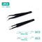 ESD Anti-Static Stainless Steel Tweezers Precision Maintenance Industrial Repair Curved Tool Home Working Model Making Hand Tool