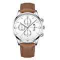 Luxury Men&#39;s Quartz Watch Stainless Steel Business Automatic Calendar Clock Men Fashion Casual Wrist Watch relogio masculino
