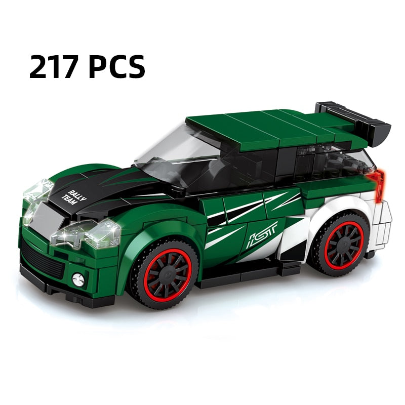 67 models City Racing Car Speed Champions Sports Building Blocks Bricks Classic Rally Super Racers F1 Great Vehicles kits toys