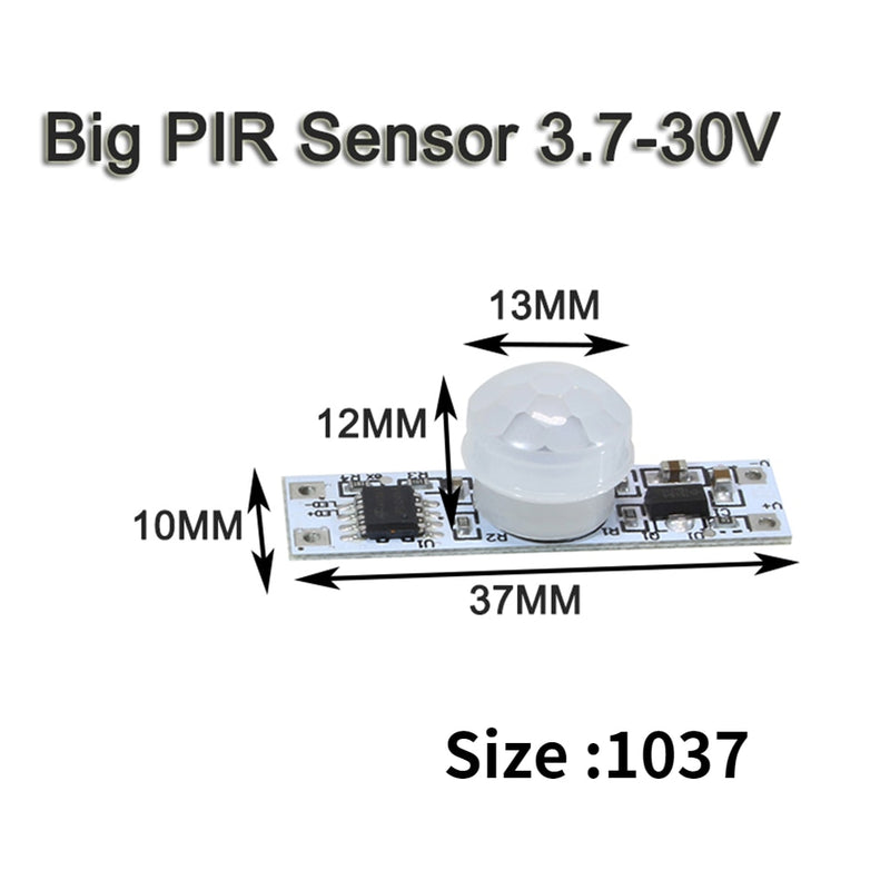5V 12V 24V 4A Dimmable Sensor Switch Hand Wave Dimmer PIR Switch for LED Strip LED,Touch switch for  Kitchen Cabinet LED Lights