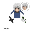 Naruto Sasuke Sakura Kakashi Obito Jiraiya Tsunade anime dolls Mini Action toy Figures cartoon Assemble blocks kid Birthday gift