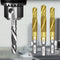 1-6pc M3 M4 M5 M6 M8 M10 Tap Drill Bits 1/4 Hex Shank Machine Hand Taps Titanium Coated HSS Drilling Tap Bits Thread Screw Tools
