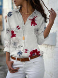 Long Sleeve Women Blouses 2022 Plus Size Turn-down Collar Blouse Shirt Casual Tops Elegant Work Wear Chiffon Shirts 5XL