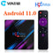 H96 MAX RK3318 Smart TV Box Android 11 4G 64GB 32G 4K Wifi BT Media player H96MAX TVBOX Android10 Set top box 2GB16GB