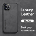 Ultra-thin Silky Feel Magnetic Phone Case For iPhone 13 11 12 14 Pro Max XS XR X 7 8Plus Luxury Texture Leather Protection Case