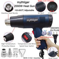 2000W LCD/NO LCD Heat Gun Variable Temperature Advanced Electric Hot Air Gun Power Tool Hair dryer for soldering Thermoregulator