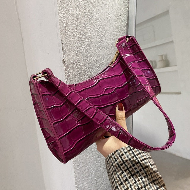 Fashion Exquisite Shopping Bag Retro Casual Women Totes Shoulder Bags Female Leather Solid Color Chain Handbag for Women 2022