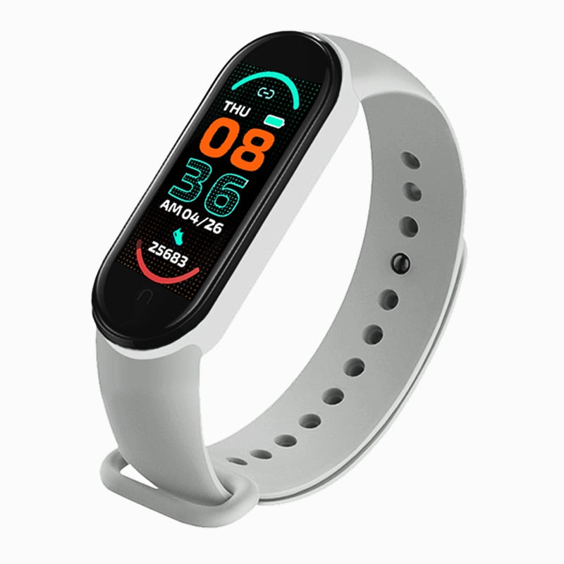 Smart Watch M6 Men&#39;s And Women&#39;s Fitness Sports Bracelet Heart Rate Blood Pressure Monitor Digital Watch for IOS Android Phones