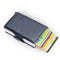 Top Quality Rfid Wallet Men Money Bag Mini Purse Male Aluminium Card Wallet Small Clutch Leather Wallet Thin Purse Carteras 2022