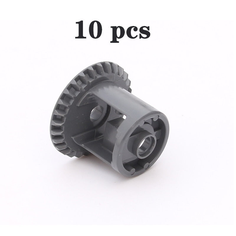 MOC Gear Series Gear Rotating Platform Gear Rack and Gear Differential  High-tech Parts Small Particles Building Blocks Toys