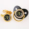 Black Bling Baby Pacifier And Clip Alphabet Letter M Infant Pacifier Gold Letter Unique Name Initials Baby Shower Gift
