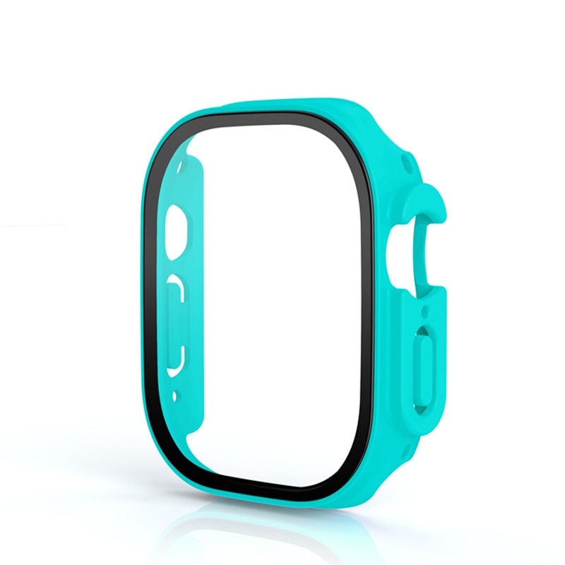 Glass+case For Apple Watch Ultra 49mm strap smartwatch PC Bumper+Screen Protector Tempered Cover iwatch series band Accessories