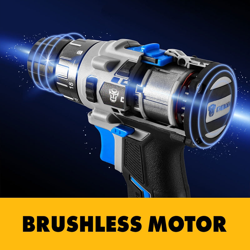 【World Premiere】DEKO 20V BRUSHLESS WRENCH 350N.m IMPACT WRENCH &amp; BRUSHLESS DRILL CORDLESS DRILL ELECTRIC SCREWDRIVER