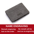 Mini Men Card Holder Wallets Zipper Coin Pocket Slim Magic Male Wallet Quality PU Leather Credit Bank Card Case Small Men Purses