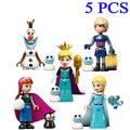 Disney 4cm Children Anime figure Building Blocks Kid Gift Toy Model Mini City Movies Characters Figurine Compatible With Lego