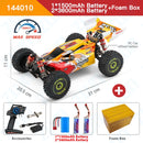 WLtoys 144010 144001 75KM/H 2.4G RC Car Brushless 4WD Electric High Speed Off-Road Remote Control Drift Toys for Children Racing