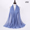 Hijab Scarf 72*175cm Plain Chiffon Scarves For Women Muslim Fasion Islam Clothing Headscarves Shawl For Ladies Headwrap Ramadan