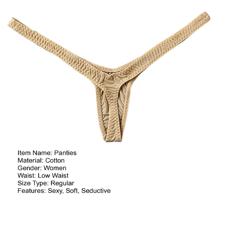 Thin  Popular Color Block Sexy G-string Female Women Thong Skinny   for Daily Wear