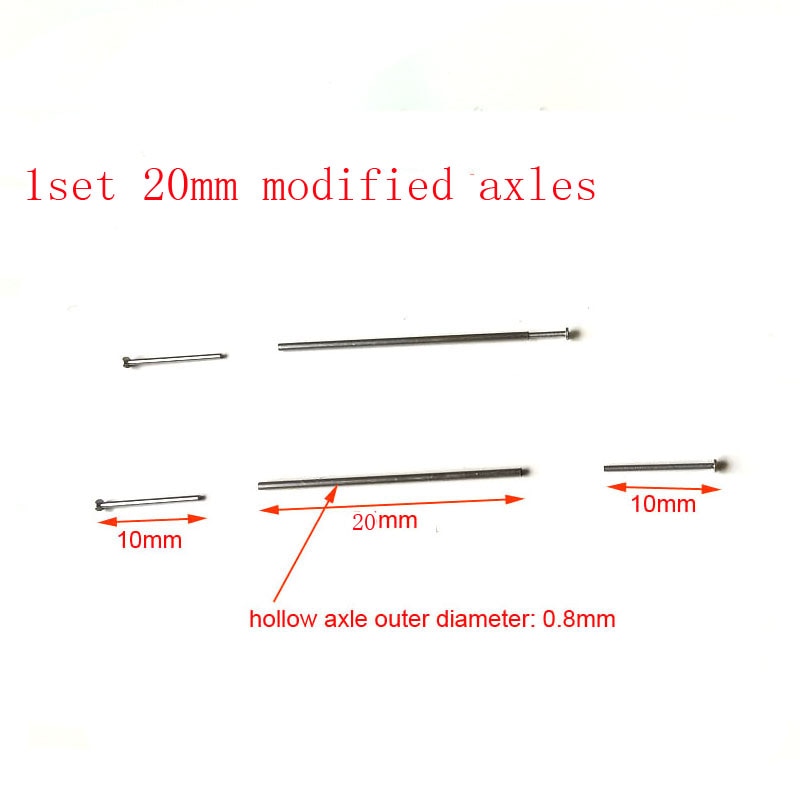 4PCS 1/64 Scale Alloy Car Model 5.2mm/11mm Size Rubber Tires + Wheels + Axles for Modified 1:64 Matchbox/Domeka/HW Model Cars
