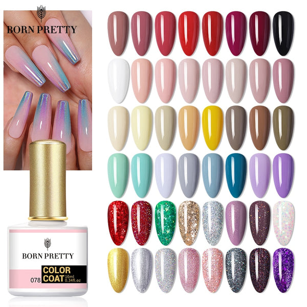 BORN PRETTY Nail Gel 120Colors 10ml Gel Nail Polish Soak Off UV LED Gel Varnish iridescent Shining Nagel Kunst Gellack