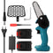 21V 4-6Inch Portable Electric Pruning-Saw 88VF Wood Spliting Chainsaw Brush Motor One-handed Woodworking Tool for Garden Orchard