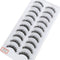 NEW 10 Pairs Natural False Eyelashes Fake Lashes Long Makeup 3d Mink Lashes Extension Eyelash Mink Eyelashes for Beauty 54