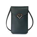 2022 Bag For Women Touch Screen Cell Phone Purse Smartphone Wallet Shoulder Strap Handbag PU Leather Casual Solid Crossbody Bags