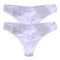 2PCS/Set Lace Sexy G-String Thongs Transparent Women&