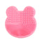 Makeup Brush Cleaner Washing Brush Pad Cleaning Mat Cosmetic Brush Cleaner Universal Make up Tool Scrubber Box
