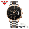 NIBOSI Relogio Masculino Mens Watches Top Brand Luxury Famous Men&#39;s Watch Fashion Casual Chronograph Military Quartz Wristwatch