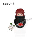 Naruto Sasuke Kakashi Akatsuki bricks Building Blocks Anime cartoon Mini Action Figures Heads Assembly Toys kids Christma Gifts