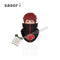 Naruto Sasuke Kakashi Akatsuki bricks Building Blocks Anime cartoon Mini Action Figures Heads Assembly Toys kids Christma Gifts