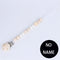 Handmade Free Personalized Name Silicone Wood Pacifier Clips Safe Teething Chain Baby Teether Eco-friendly Dummy Clips Holder