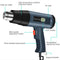 LCD Display Heat Gun 2000w Hot Air Gun Tool Handheld Electrical Heat Air Machine with 2-temp Settings 4 Nozzles