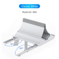 CABLETIME Vertical Laptop Stand Heat Dissipation Non-slip Silicone Gravity Holder for MacBook Surface iPad Tablet Stand C418