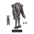 Disney R2-D2 Building Blocks C-3PO General Grievous R4-P17 K-2SO IG88 Battle Buzz Droid Star Bricks Action Figures Christmas Toy