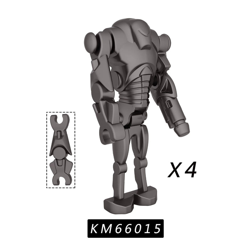 Disney R2-D2 Building Blocks C-3PO General Grievous R4-P17 K-2SO IG88 Battle Buzz Droid Star Bricks Action Figures Christmas Toy