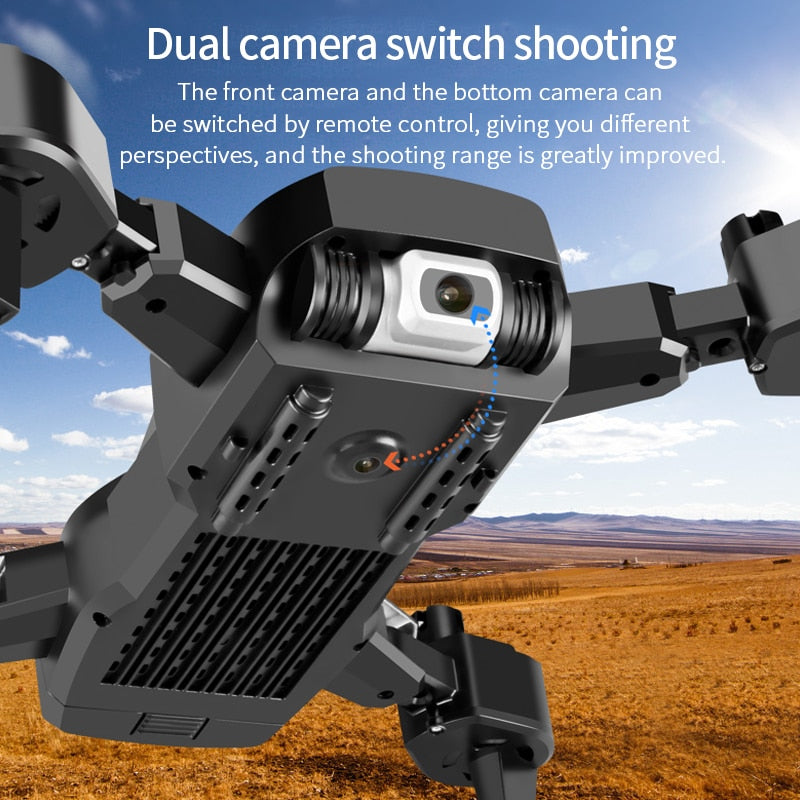2021 NEW Drone 4k profession HD Wide Angle Camera 1080P WiFi Fpv Drone Dual Camera  Height Keep Drones Camera Helicopter Toys
