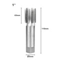 XCAN HSS Pipe Tap 1/8 1/4 3/8 1/2 3/4 1&#39;&#39; Metal Screw Thread Tap Threading Tools Hand Tools