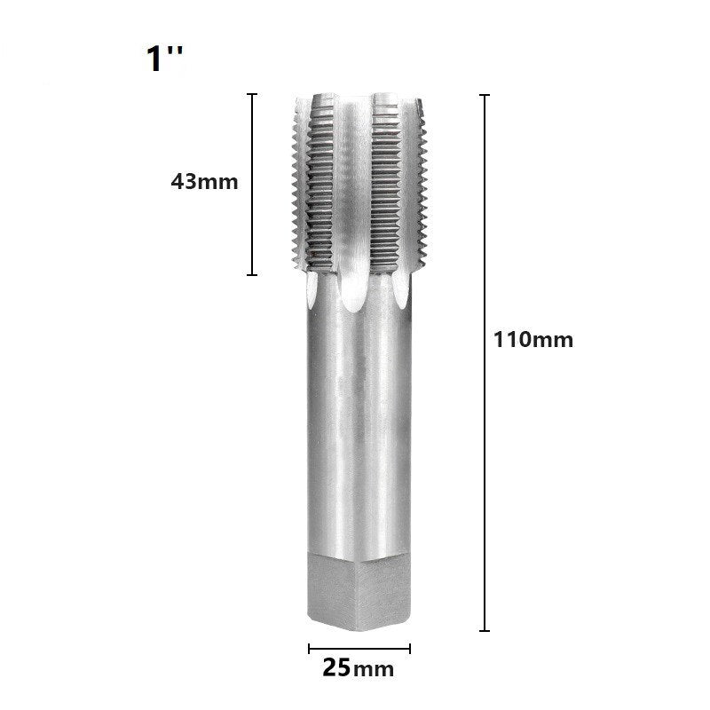XCAN HSS Pipe Tap 1/8 1/4 3/8 1/2 3/4 1&#39;&#39; Metal Screw Thread Tap Threading Tools Hand Tools