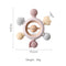 1pc Baby Teether Silicone Bracelet BPA Free  Cute Animal Silicone Pendant Wood Ring  Teething Rattle for Baby Accessories Toys