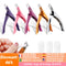 Professional Nail Art Clipper Special type U word False Tips Edge Cutters Manicure Colorful Stainless Steel Nail Art Tools