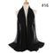 Hijab Scarf 72*175cm Plain Chiffon Scarves For Women Muslim Fasion Islam Clothing Headscarves Shawl For Ladies Headwrap Ramadan