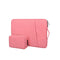 Side Carry Laptop Bag with Front Bag for iPad 13/14/15 inch Notebook Case for Macbook Computer Handbag Laptop Sleeve Briefcase