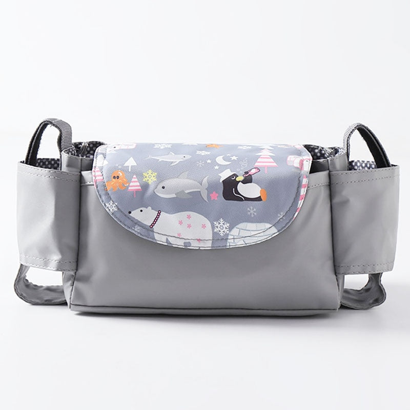 Universal Buggy Baby Pram Organizer Bottle Holder Multipurpose Baby Stroller Accessory Stroller Caddy Storage Bag Mummy Bag