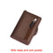 Carbon Fiber Rfid Card Holder Men Wallets Money Bag Male Vintage Black Male Purse 2022 Small Leather Mini Slim Wallets Walets